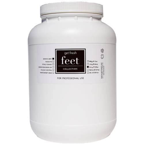 Down'n Dirty Foot Scrub 128 oz - Lemongrass